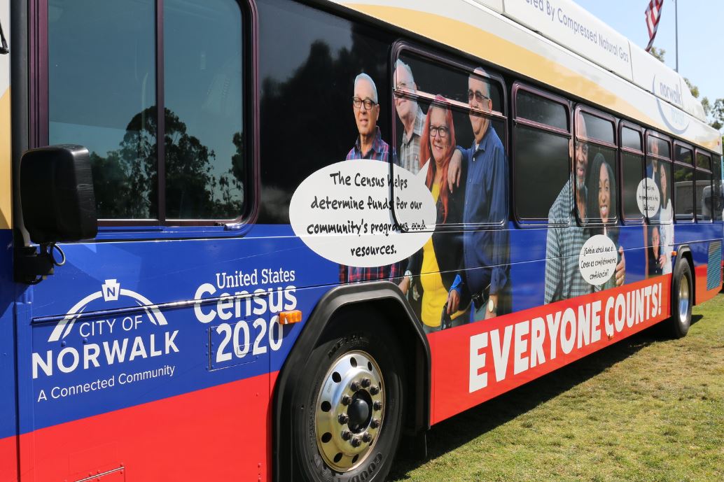 2020 Census Bus Wrap