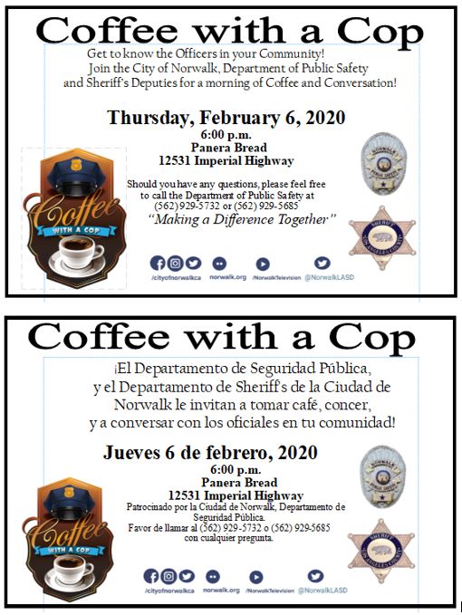 Coffee with a Cop