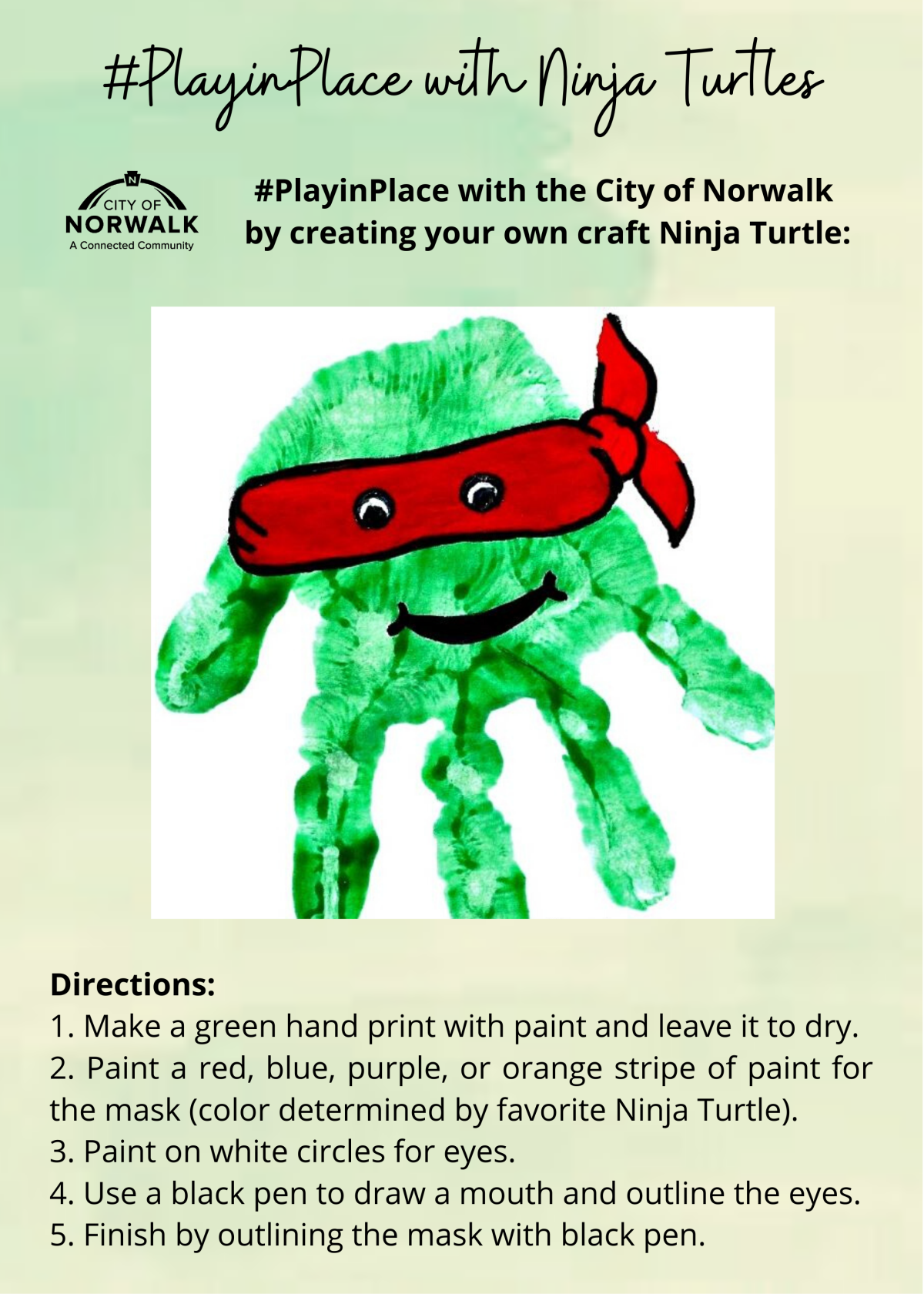 #PlayinPlace Ninja Turtle