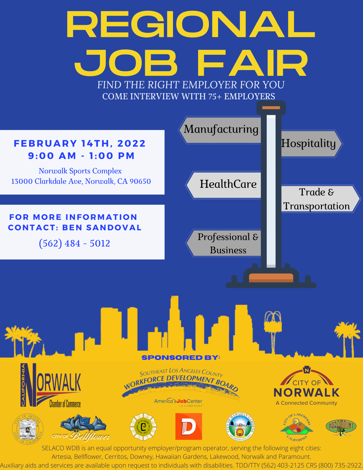 Regional Job Fair Flyer 2-14-22