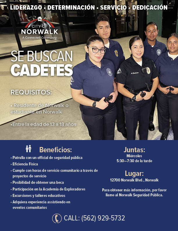 Public Safety Cadet Recruitment Flyer 20242