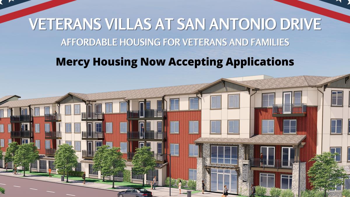 Veterans Villas homepage application