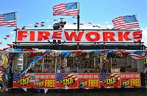 Fireworks stand