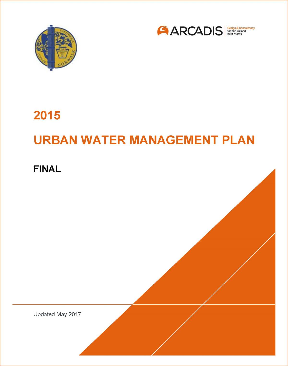 REVISED 2015 UWMP -MAY 2017 AMENDED SECTIONS HIGHLIGHTED 1